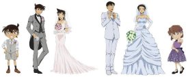 《名侦探柯南》新剧场版婚礼角色视觉图 4月15日上映
