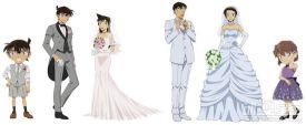 《名侦探柯南：万圣节的新娘》新婚纱礼服视觉图 警校五人帅气登场