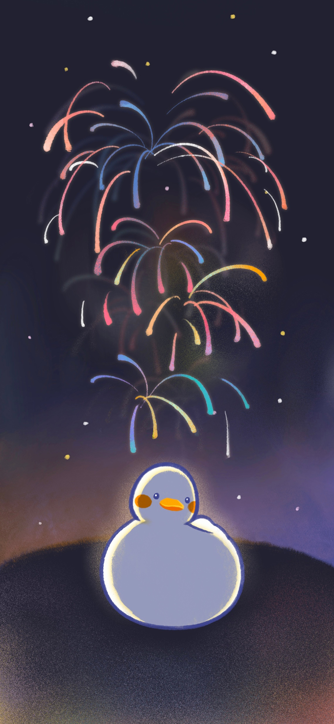 _大可鸭_烟花_夜晚